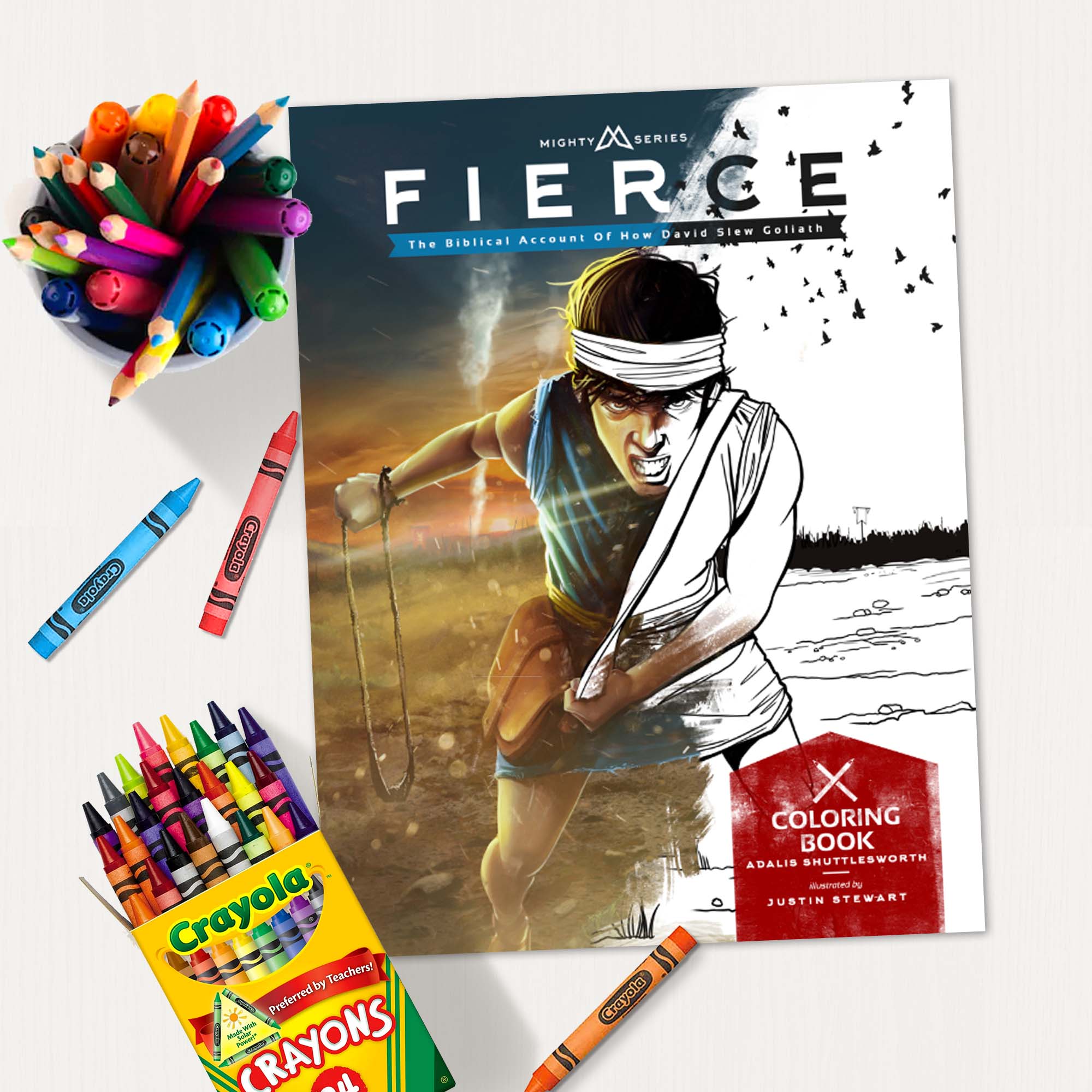 Download FIERCE COLORING BOOK - The Mighty Series